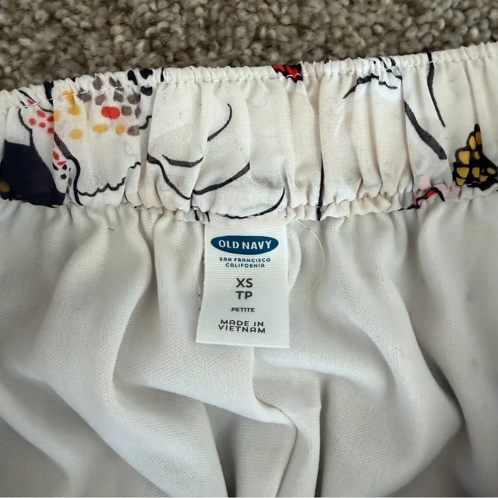 Printed Mini Skirt  Bundle Navy, Burgundy, and Cream - Picture 5 of 8